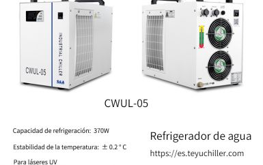 enfriador de agua para láser UV