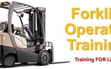 Maneje el forklift